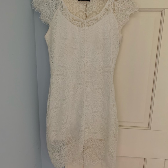 You Are Not Alone women’s size small white dress - Picture 2 of 4
